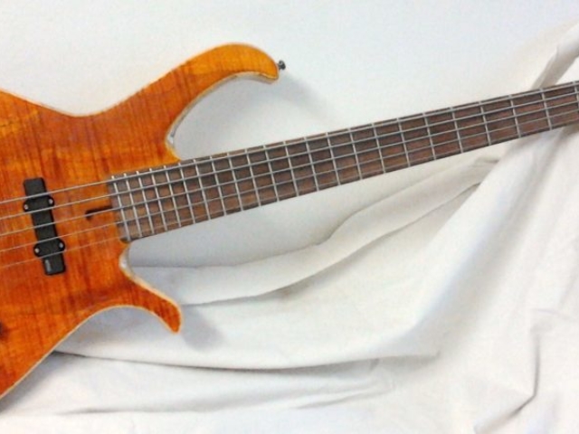 Eclisse Basic Electric Bass Luthier LEGG 5 Strings Red Brown