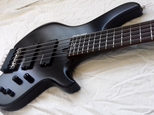 Revo HG Electric Bass Lutherie LEGG 5 Strings Black Body